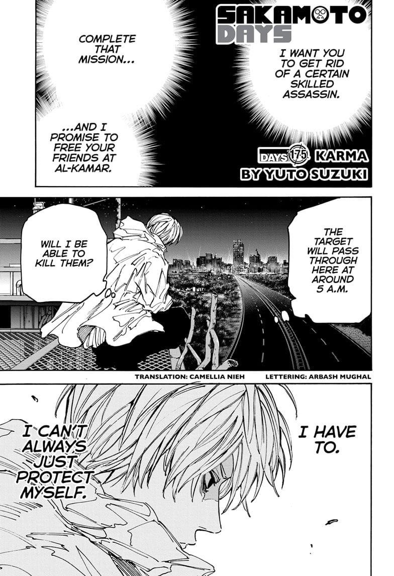 Sakamoto Days Chapter 175 page 1 - Chapter 175: Karma