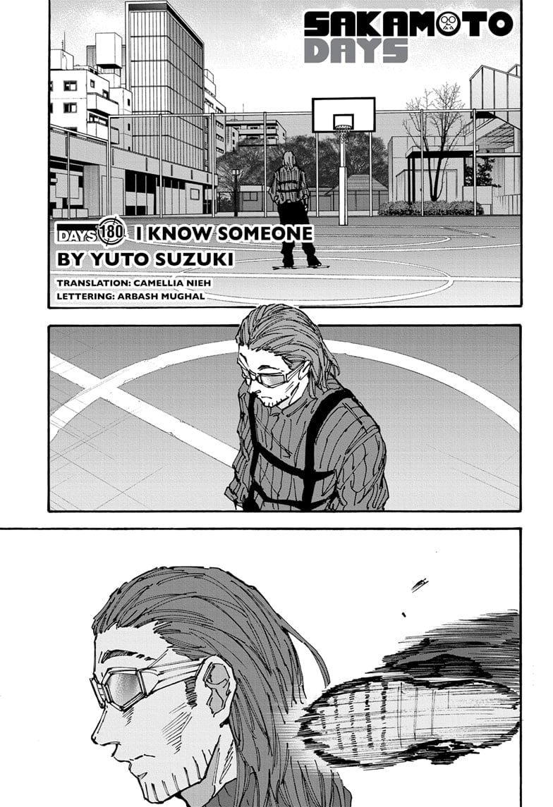 Sakamoto Days Chapter 180 page 1 - Chapter 180: I Know Someone