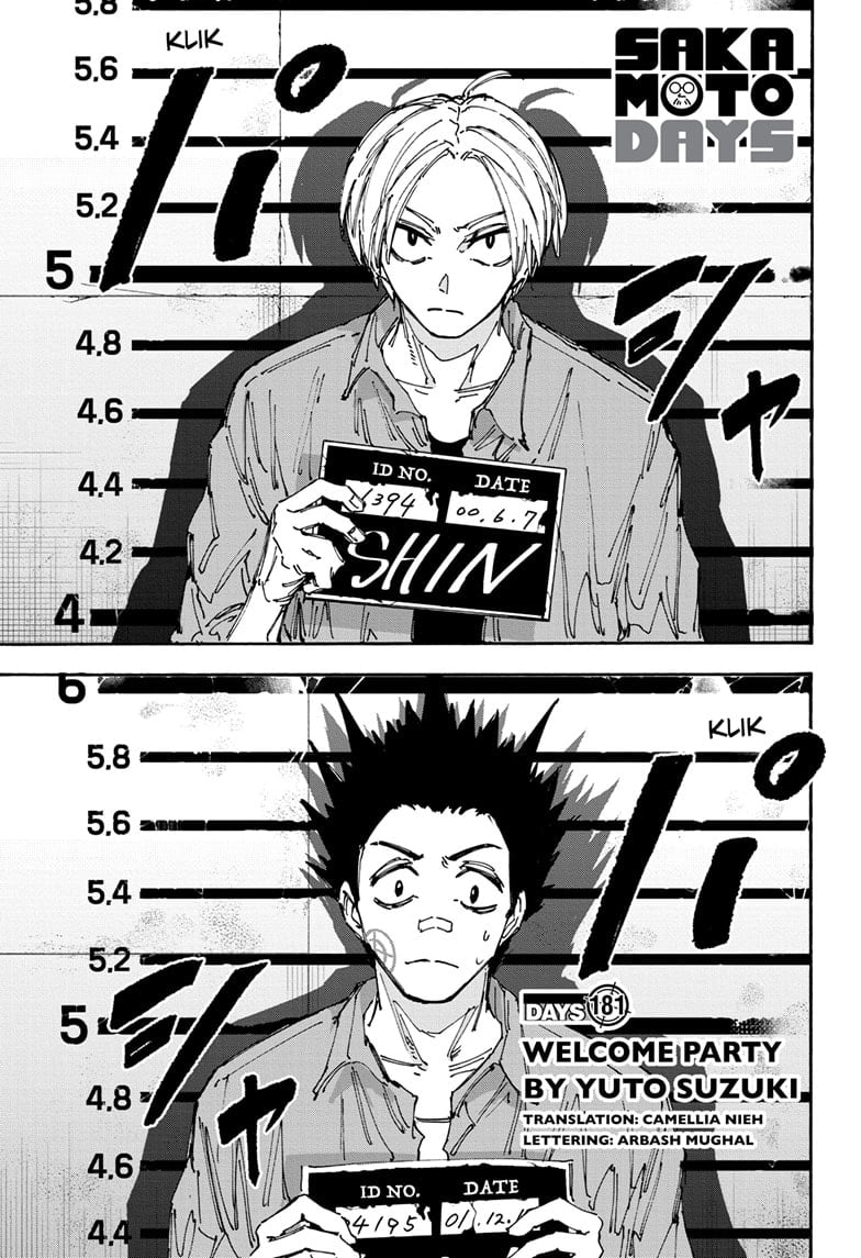 Sakamoto Days Chapter 181 page 1 - Chapter 181: Welcome Party