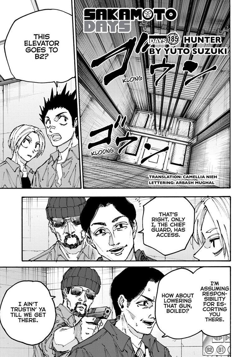 Sakamoto Days Chapter 185 page 1 - Chapter 185: Hunter
