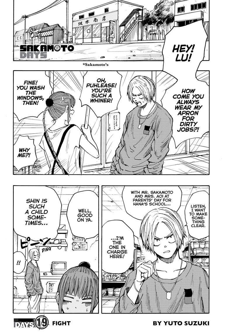 Sakamoto Days Chapter 19 page 2 - Chapter 19: Fight