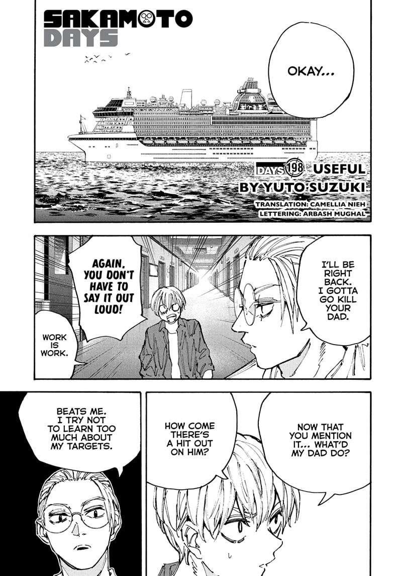 Sakamoto Days Chapter 198 page 1 - Chapter 198: Useful
