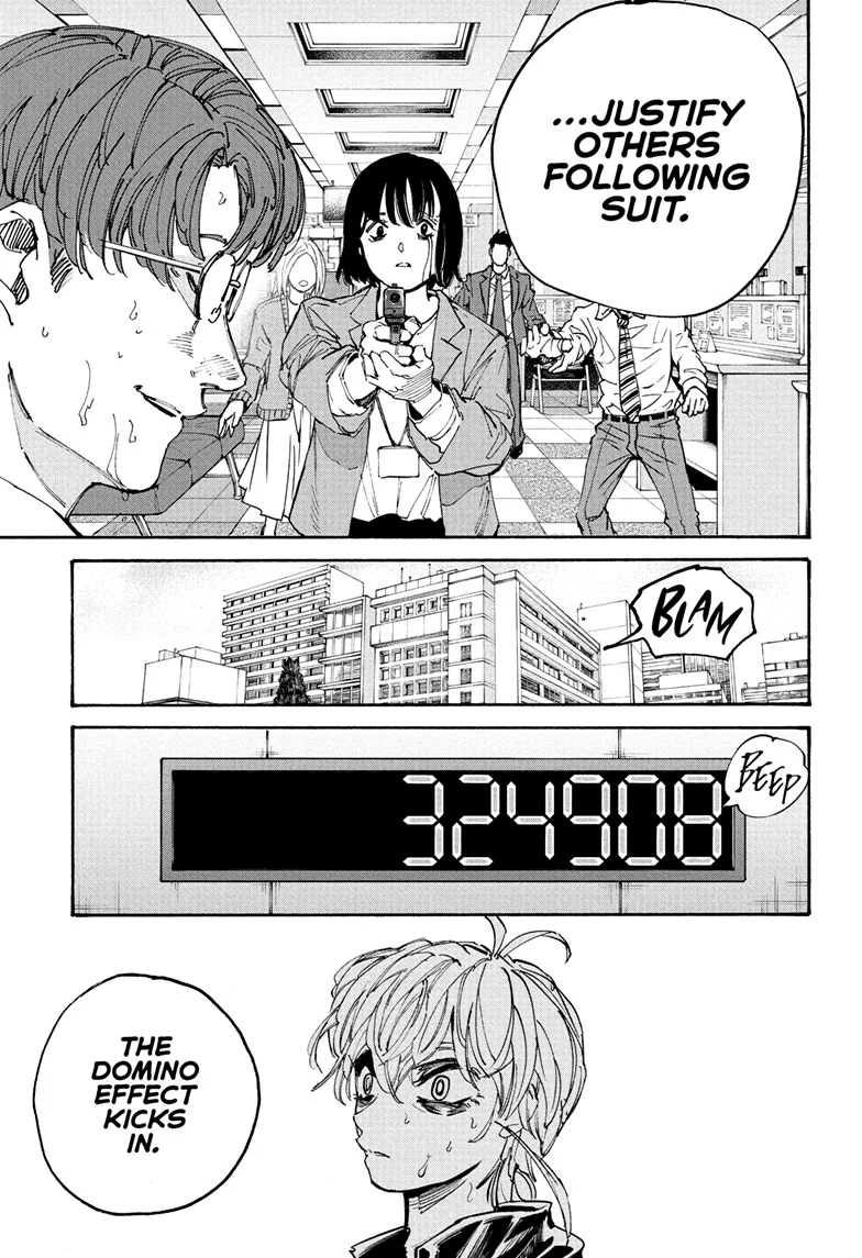 Sakamoto Days Chapter 208 page 9 - Chapter 208: Domino Effect