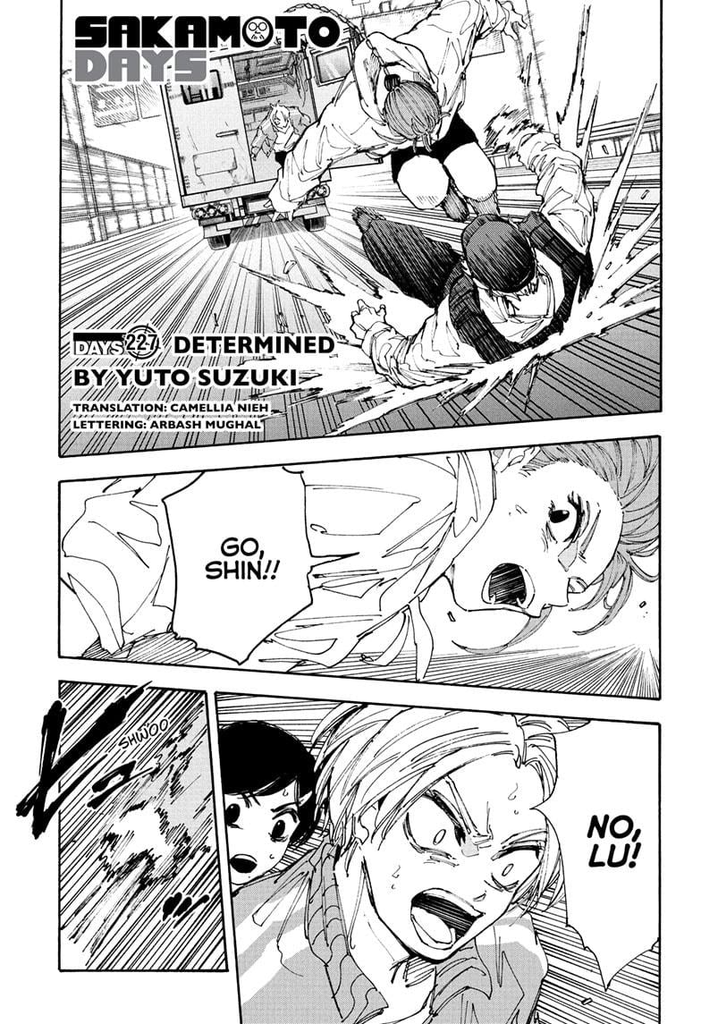 Sakamoto Days Chapter 227 page 1 - Chapter 227: Determined