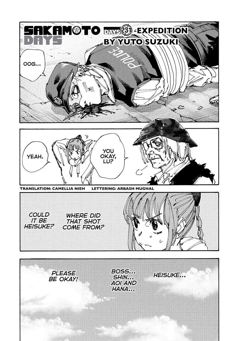 Sakamoto Days Chapter 231 page 1 - Chapter 231: Expedition