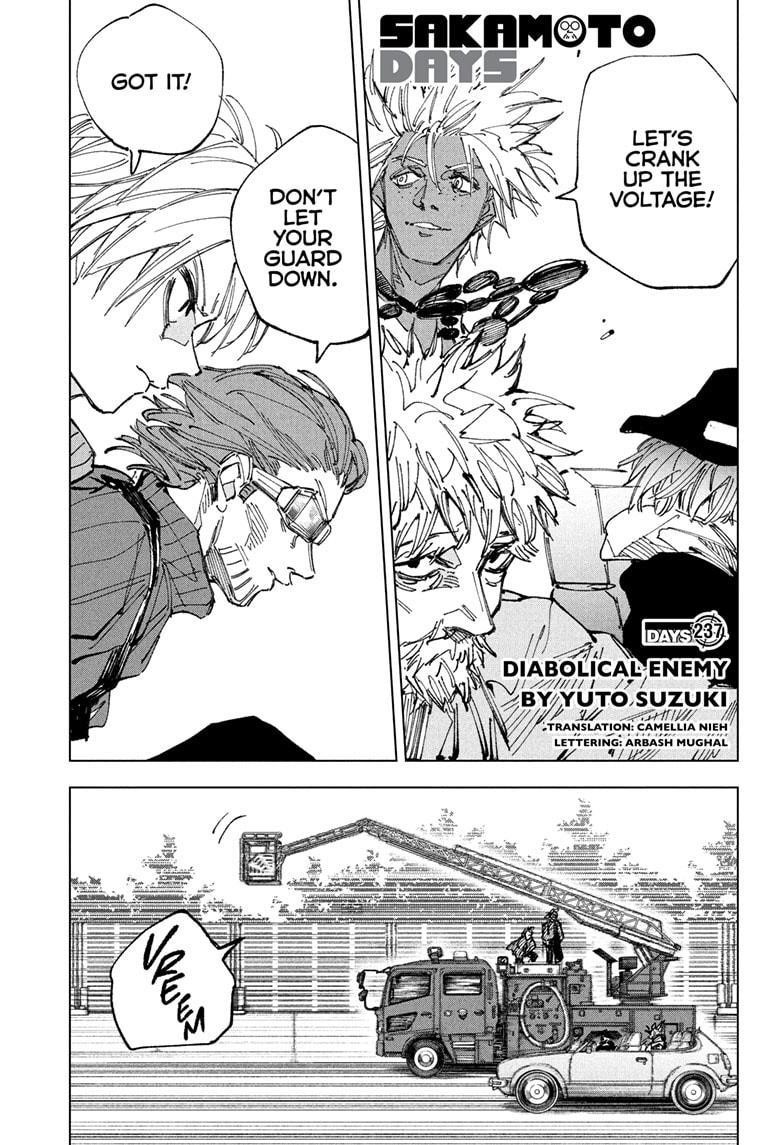 Sakamoto Days Chapter 237 page 1 - Chapter 237: Diabolical Enemy