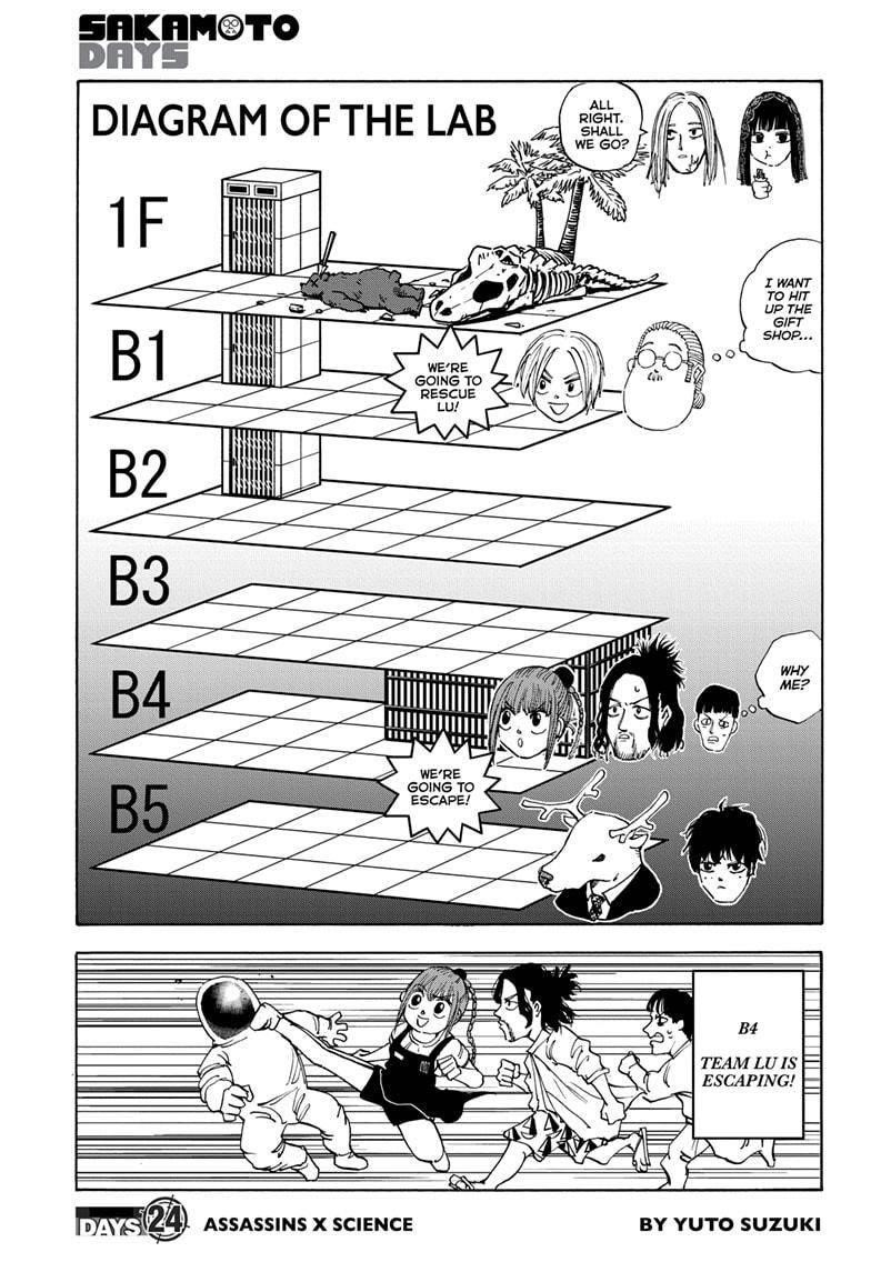 Sakamoto Days Chapter 24 page 1 - Chapter 24: Assassins x Science
