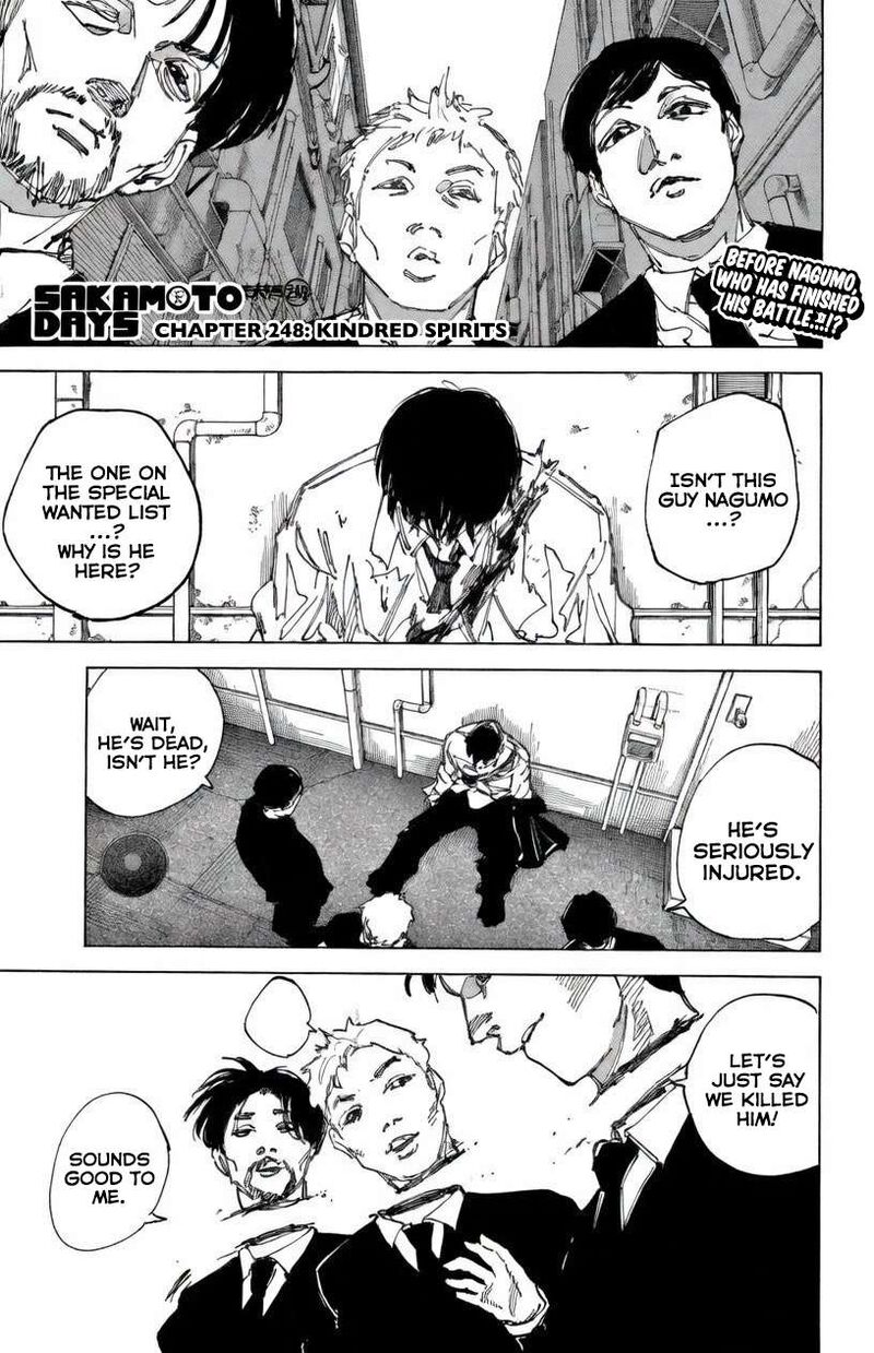 Sakamoto Days Chapter 248 page 1 - Chapter 248: Alike