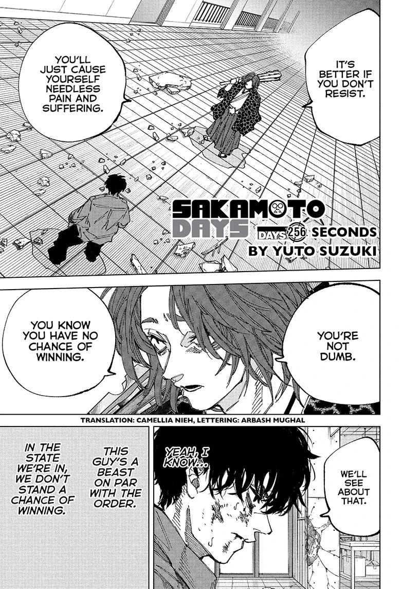 Sakamoto Days Chapter 256 page 1 - Chapter 256: Seconds