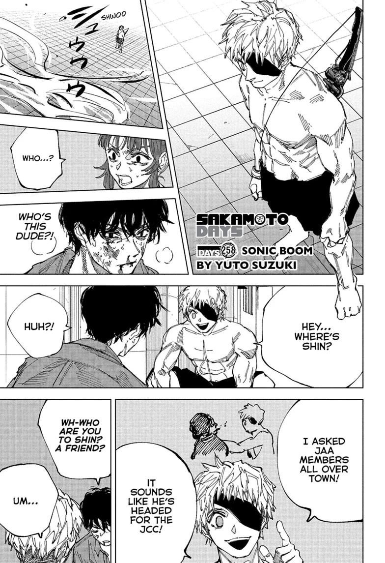 Sakamoto Days Chapter 258 page 1 - Chapter 258