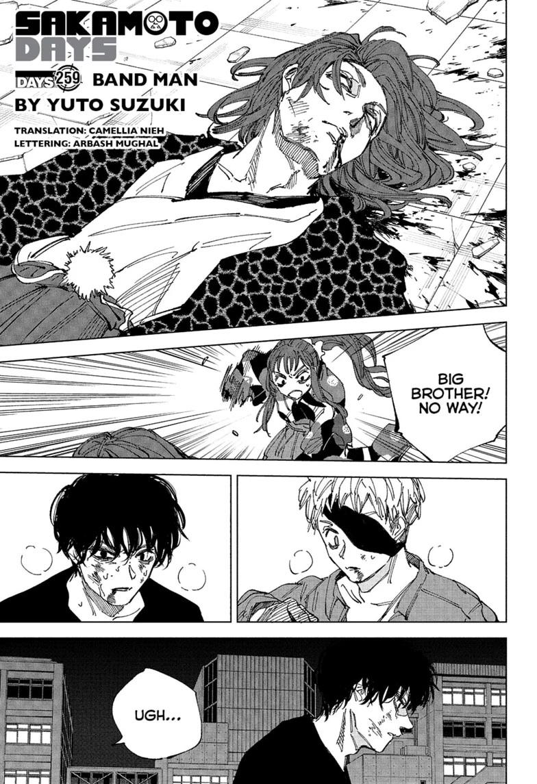 Sakamoto Days Chapter 259 page 1 - Chapter 259