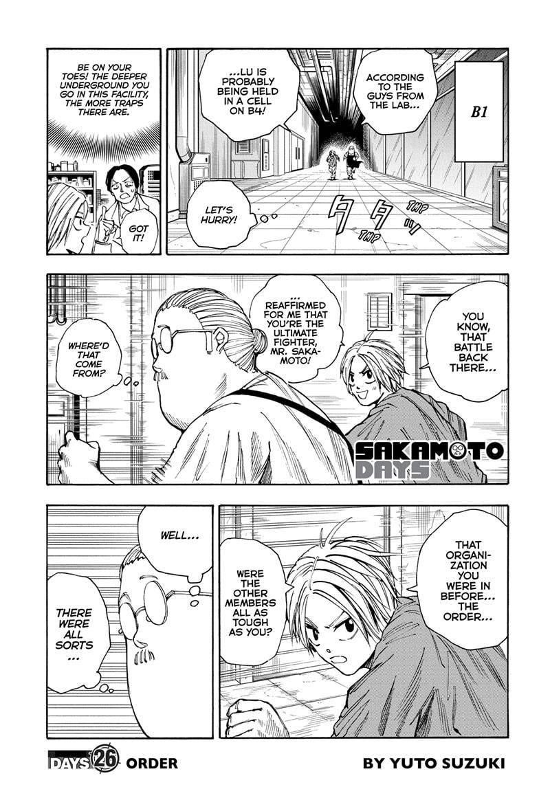 Sakamoto Days Chapter 26 page 1 - Chapter 26: Order