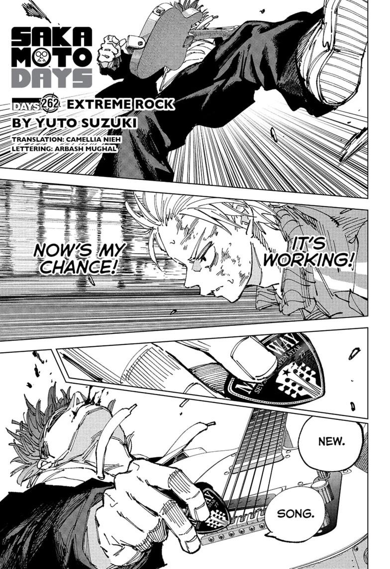 Sakamoto Days Chapter 262 page 1 - Chapter 262