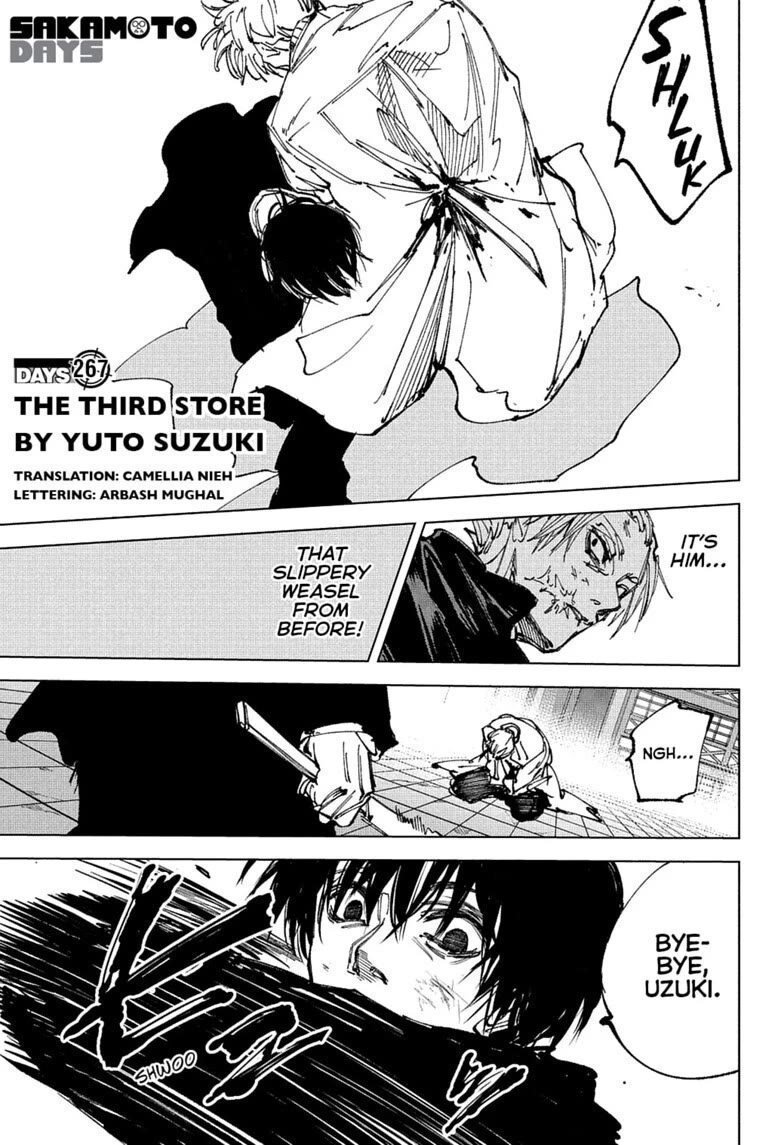 Sakamoto Days Chapter 267 page 1 - Chapter 267: Days 267 The Third Store