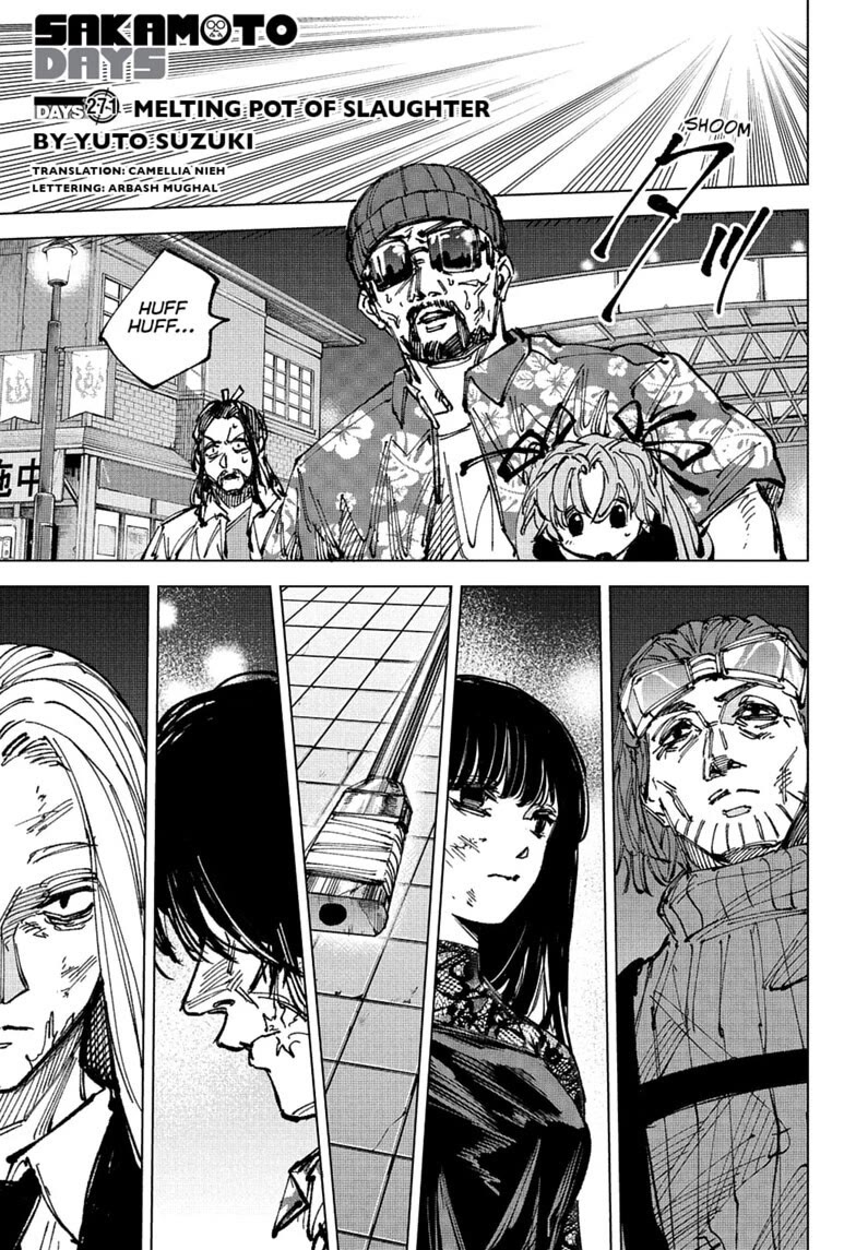 Sakamoto Days Chapter 271 page 1 - Chapter 271: Days 271 Melting Pot of Slaughter