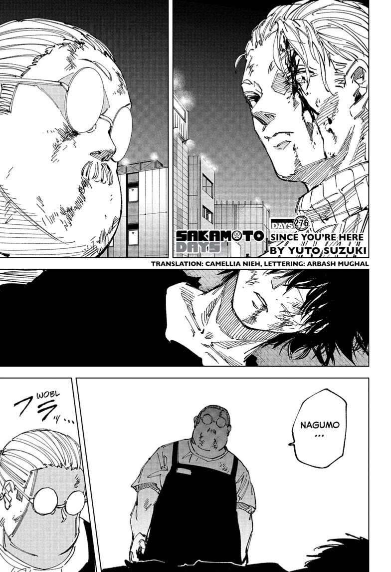 Sakamoto Days Chapter 276 page 1 - Chapter 276: Days 276 Since You're Here