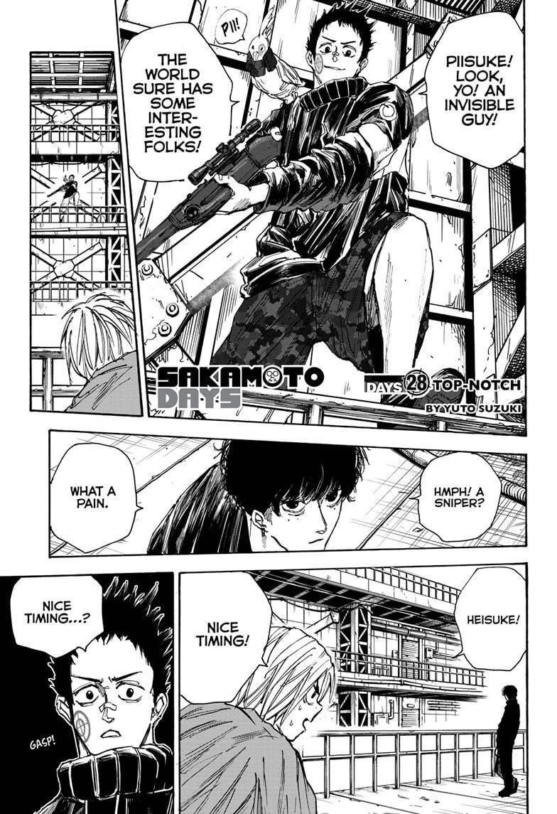 Sakamoto Days Chapter 28 page 1 - Chapter 28: Top-Notch