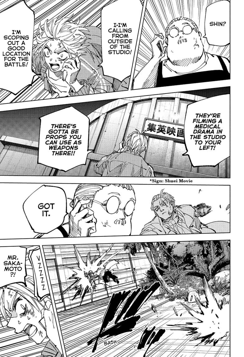 Sakamoto Days Chapter 280 page 13 - Chapter 280: Days 280 Cinematic Violence