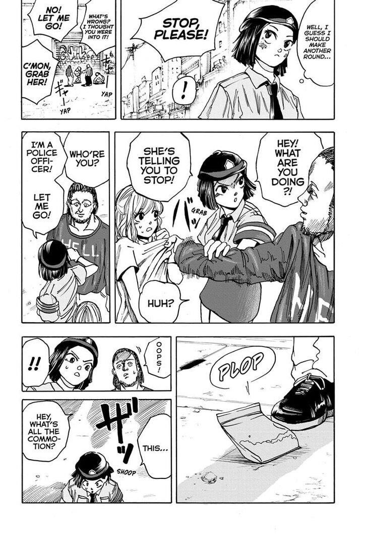 Sakamoto Days Chapter 3 page 10 - Chapter 3: Officer Nakase and the Mysterious Hero