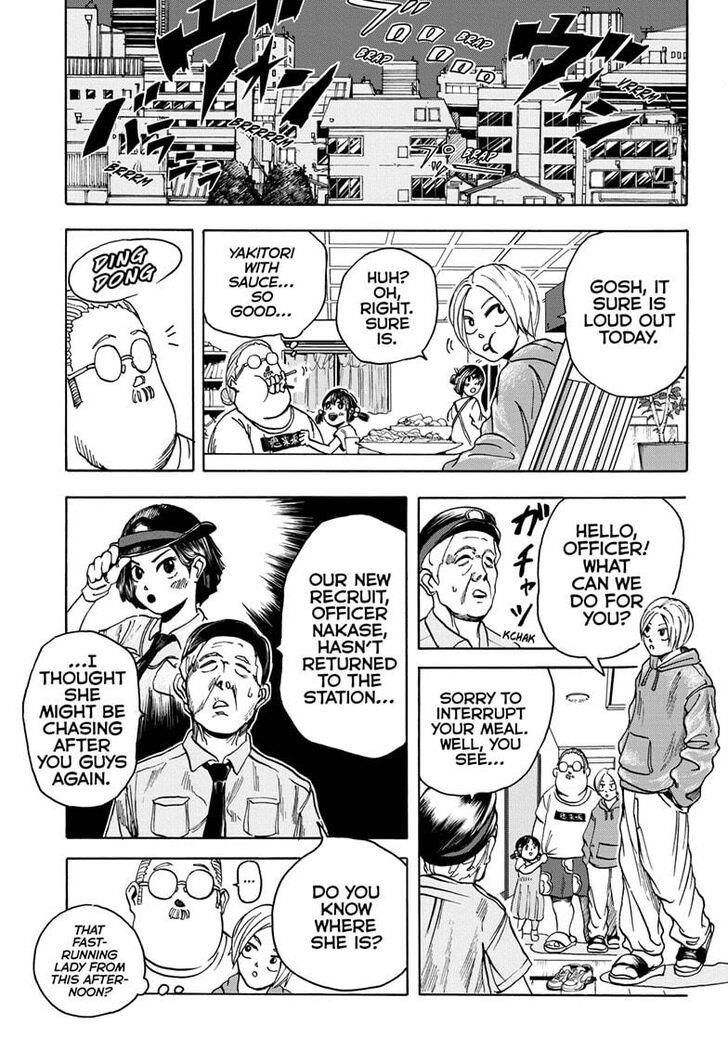 Sakamoto Days Chapter 3 page 11 - Chapter 3: Officer Nakase and the Mysterious Hero