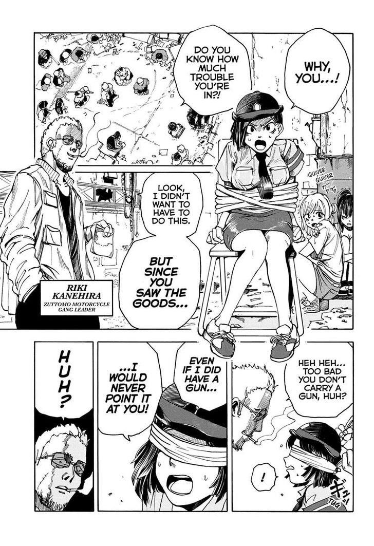 Sakamoto Days Chapter 3 page 13 - Chapter 3: Officer Nakase and the Mysterious Hero