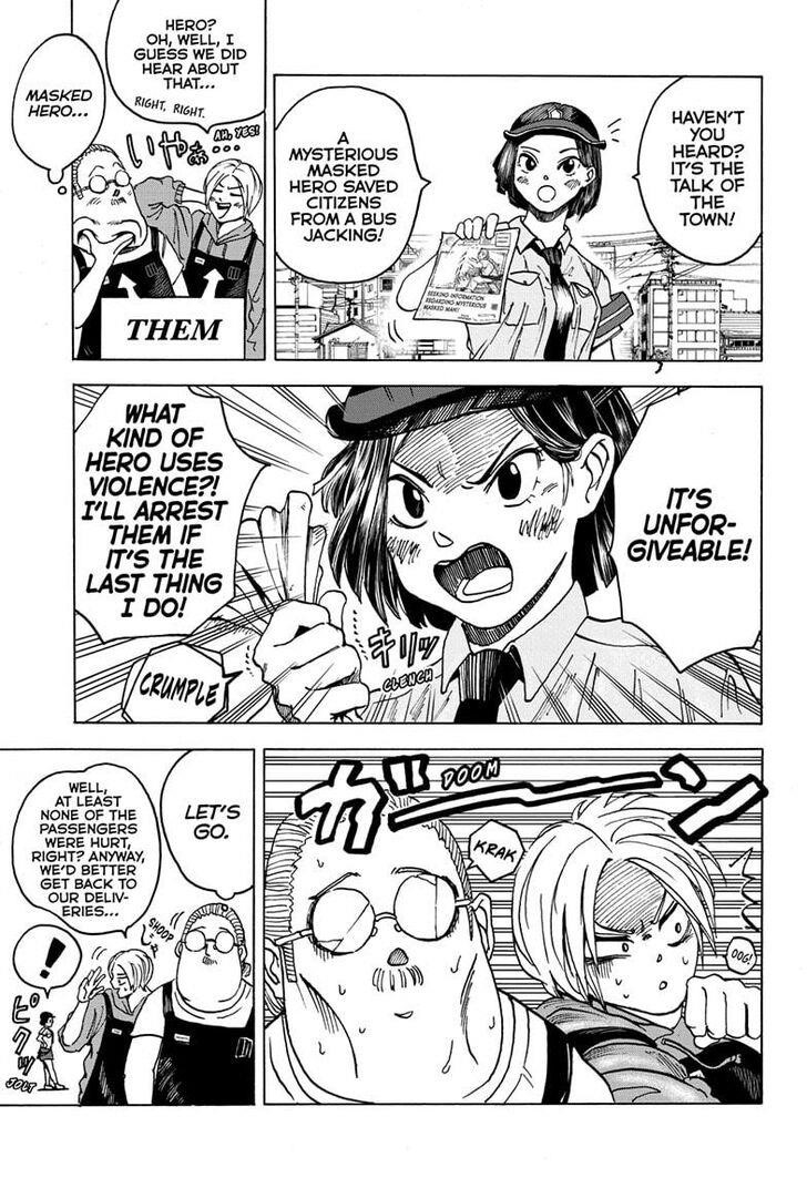 Sakamoto Days Chapter 3 page 3 - Chapter 3: Officer Nakase and the Mysterious Hero