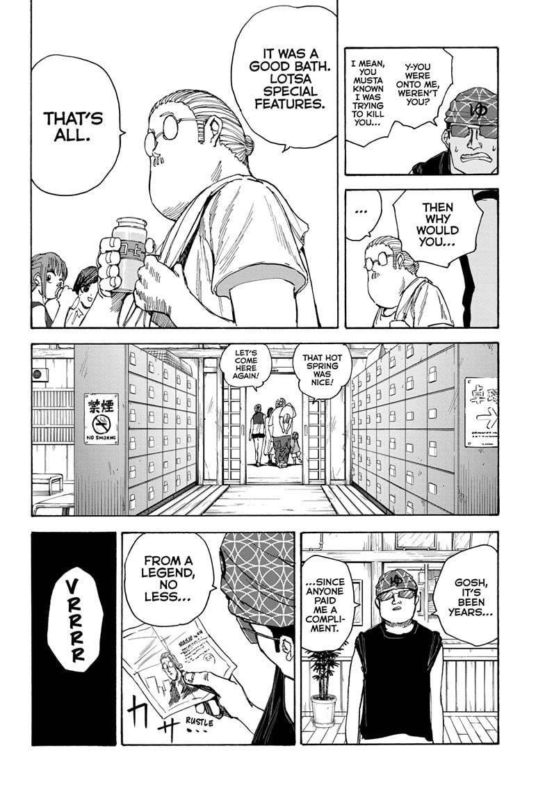 Sakamoto Days Chapter 32 page 18 - Chapter 32: Bathhouse Mode