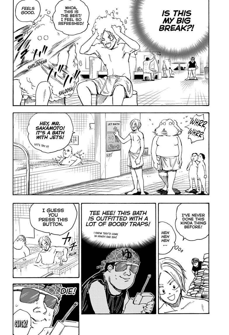 Sakamoto Days Chapter 32 page 6 - Chapter 32: Bathhouse Mode