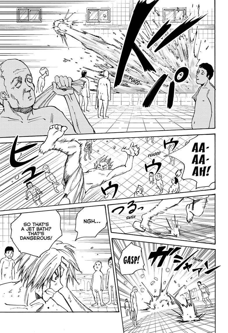Sakamoto Days Chapter 32 page 7 - Chapter 32: Bathhouse Mode