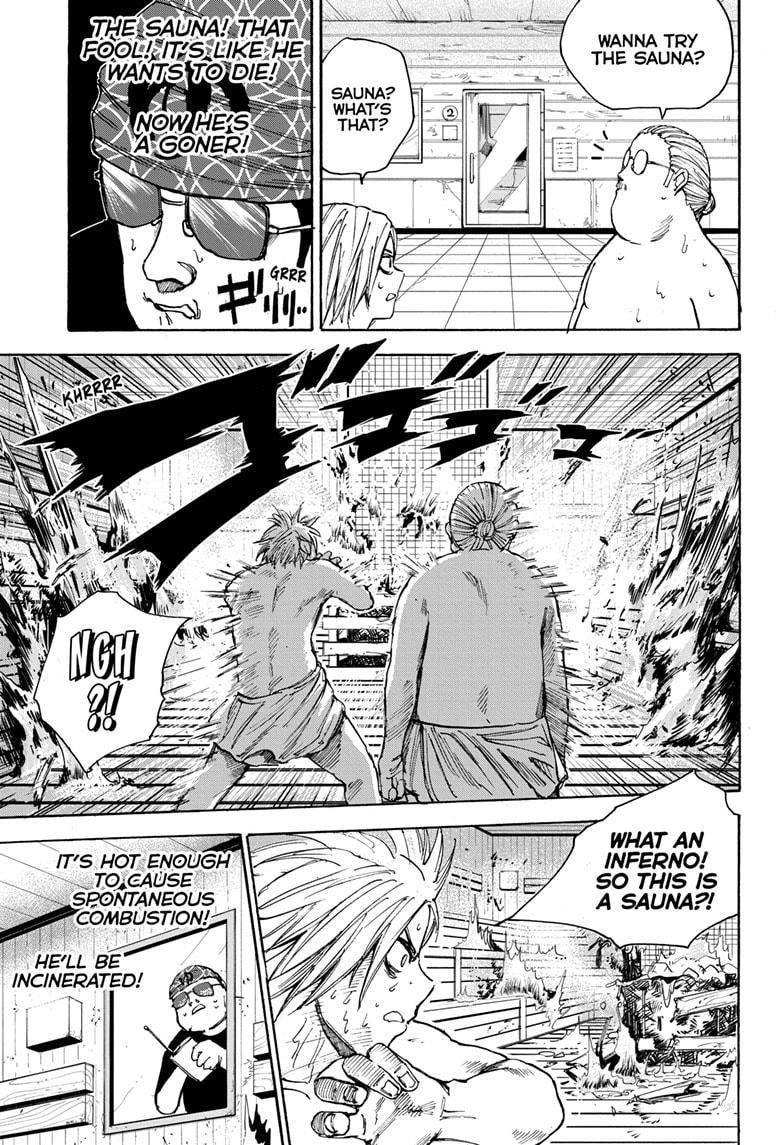 Sakamoto Days Chapter 32 page 9 - Chapter 32: Bathhouse Mode