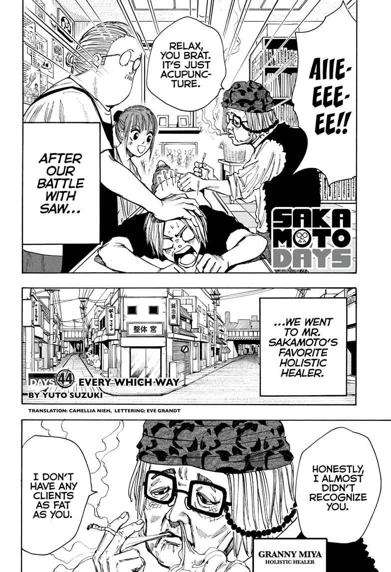 Sakamoto Days Chapter 44 page 2 - Chapter 44: Every Which Way