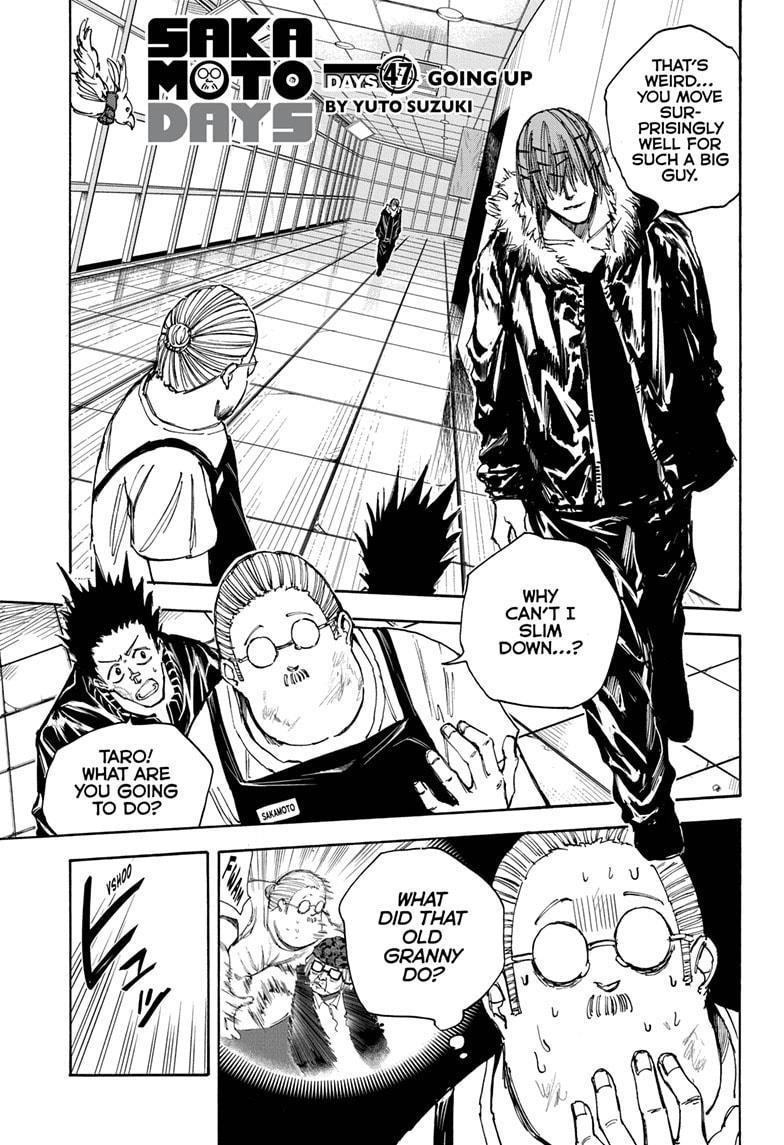 Sakamoto Days Chapter 47 page 1 - Chapter 47: I Will Go Up
