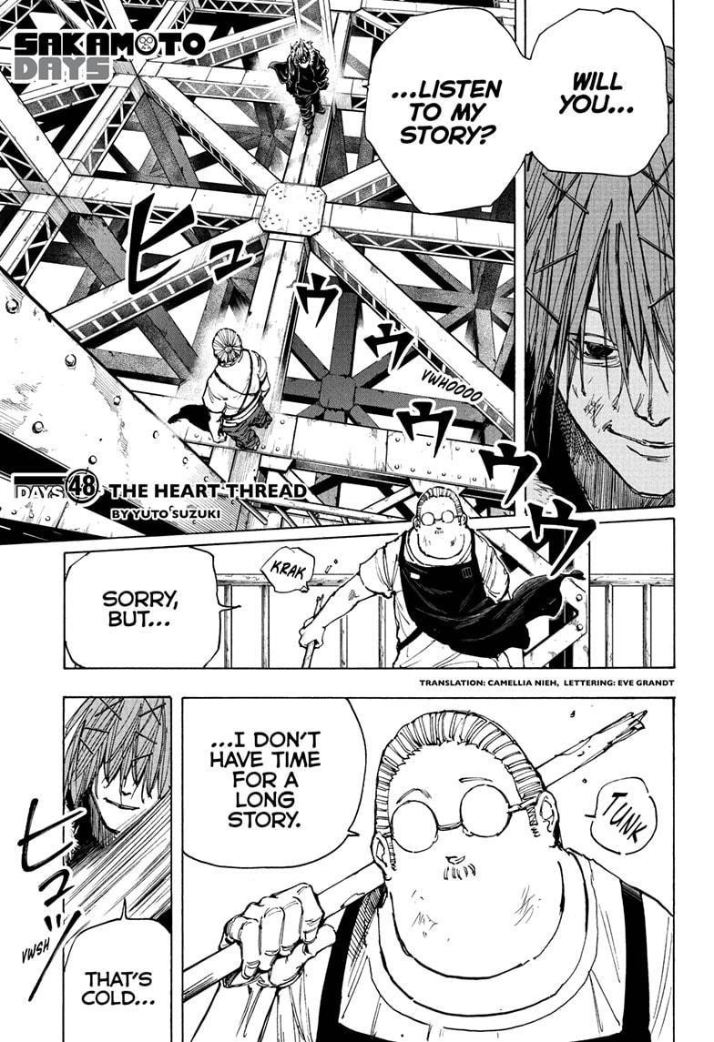 Sakamoto Days Chapter 48 page 1 - Chapter 48: The Heart Thread