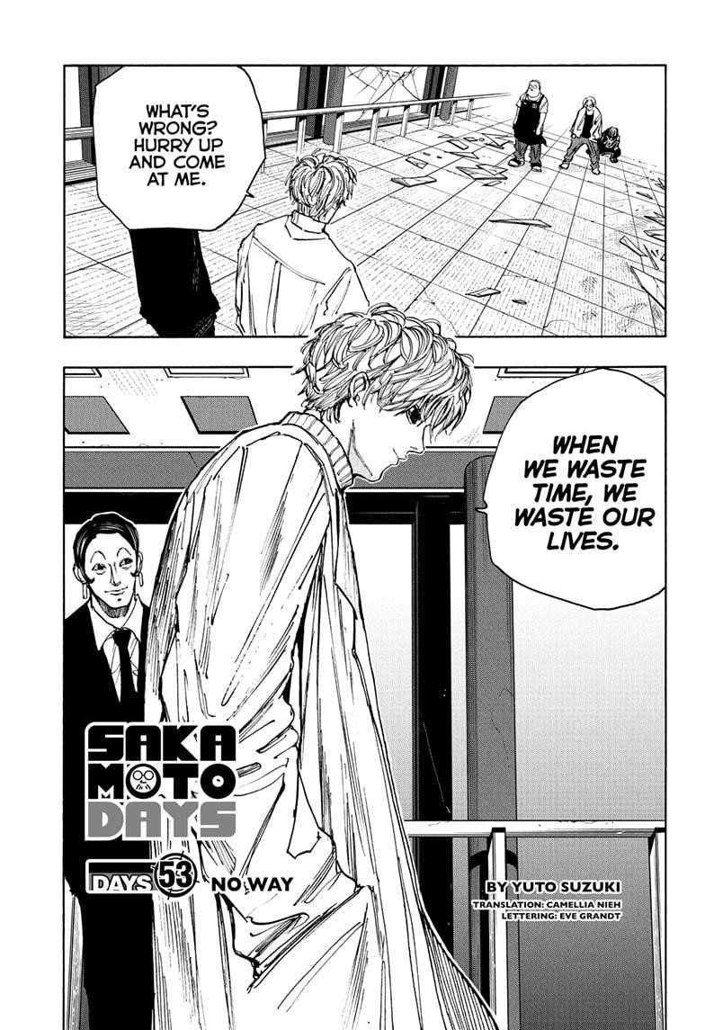 Sakamoto Days Chapter 53 page 1 - Chapter 53: No Way
