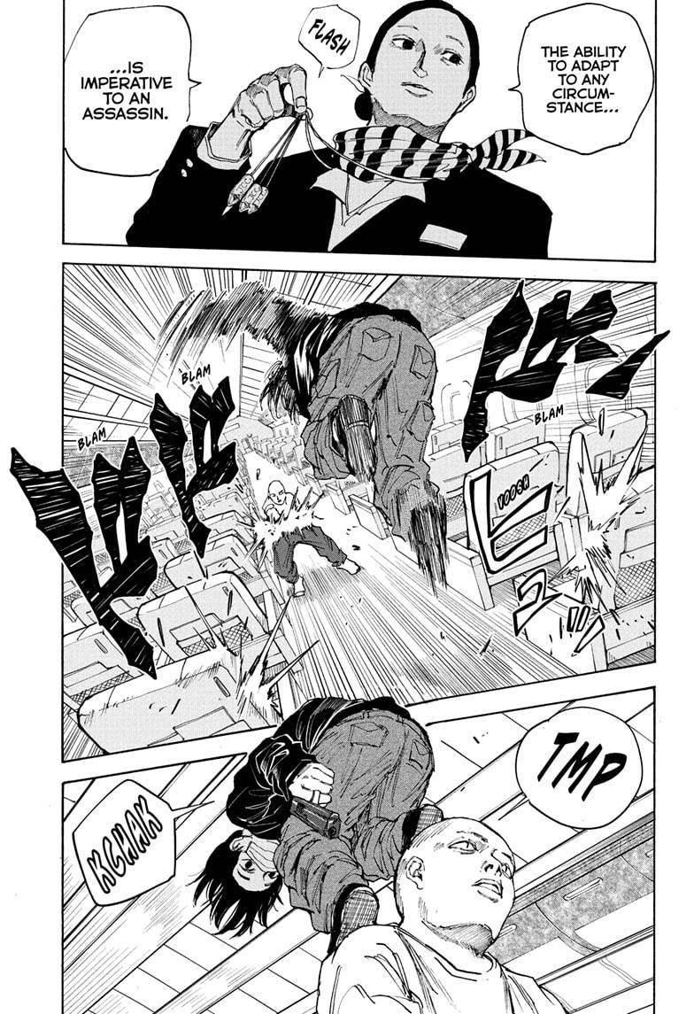 Sakamoto Days Chapter 57 page 12 - Chapter 57: Have a Nice Flight