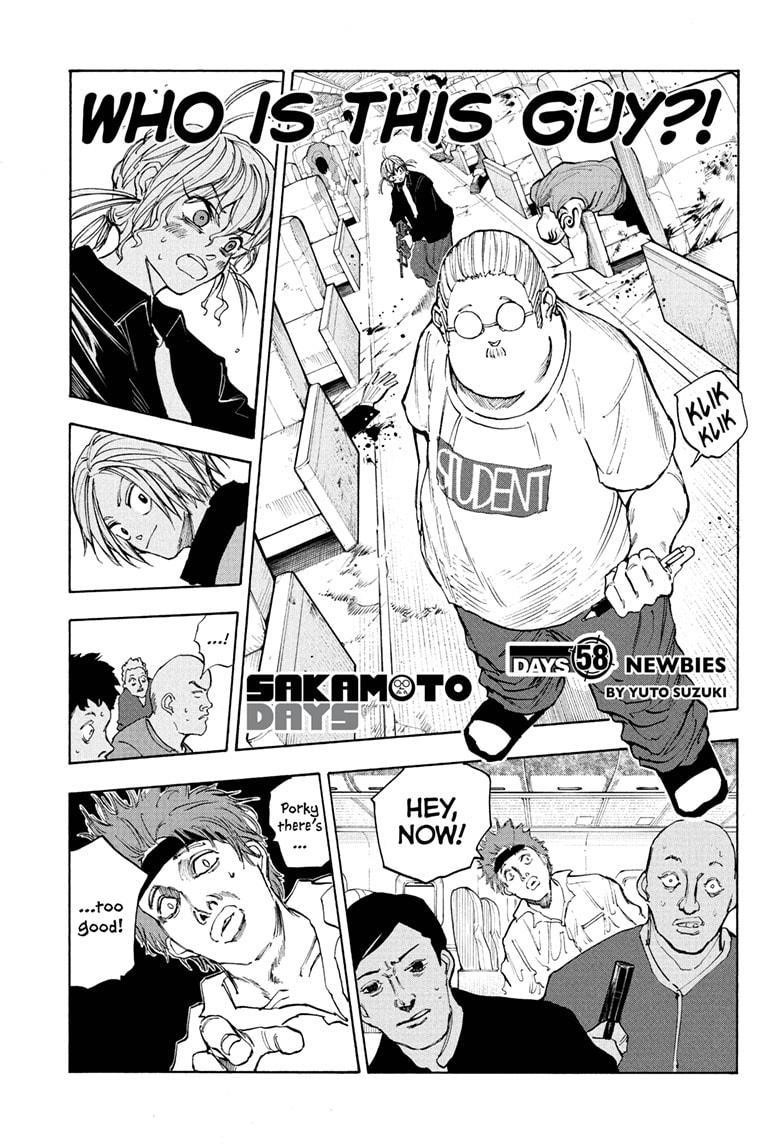 Sakamoto Days Chapter 58 page 1 - Chapter 58: Newbies