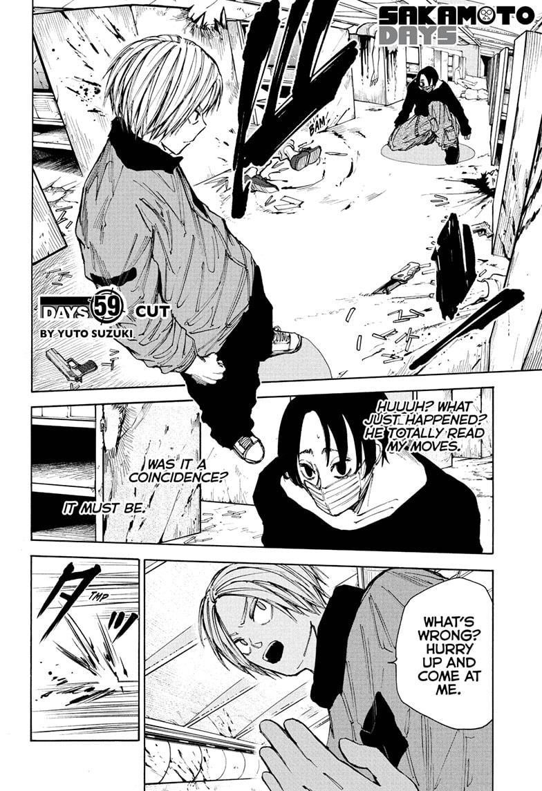 Sakamoto Days Chapter 59 page 2 - Chapter 59: Cut