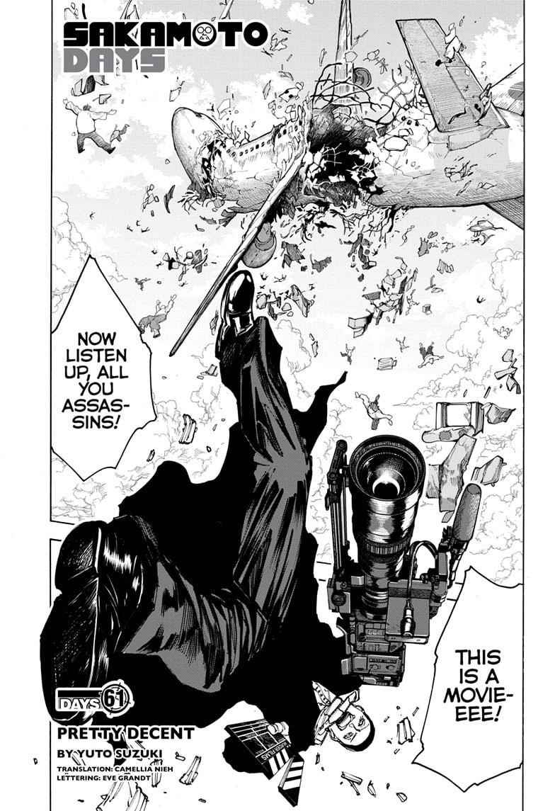 Sakamoto Days Chapter 61 page 1 - Chapter 61: Pretty Decent