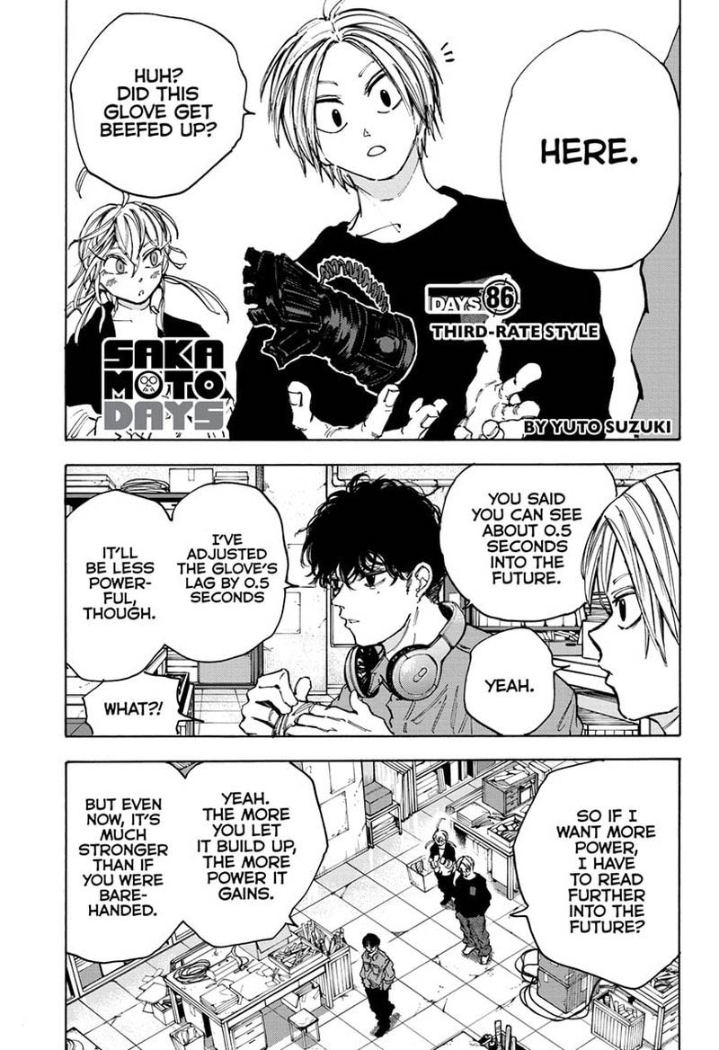 Sakamoto Days Chapter 86 page 1 - Chapter 86: Third-Rate Style