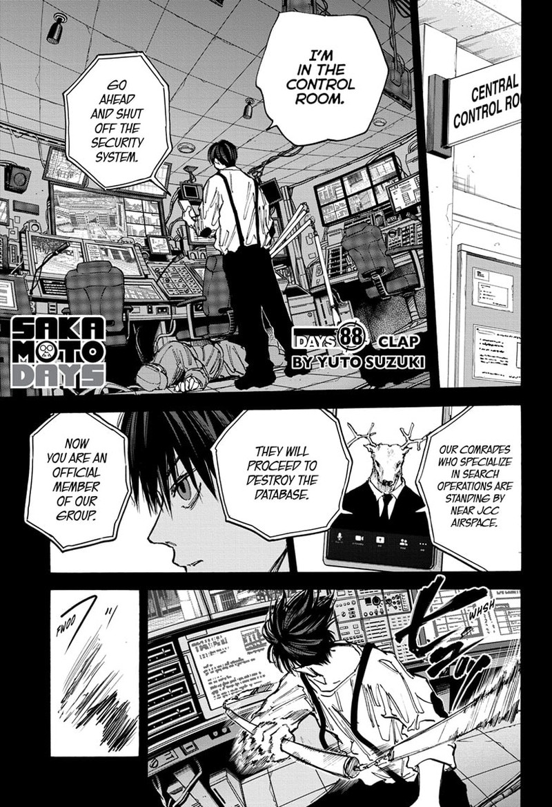 Sakamoto Days Chapter 88 page 1 - Chapter 88: Clap
