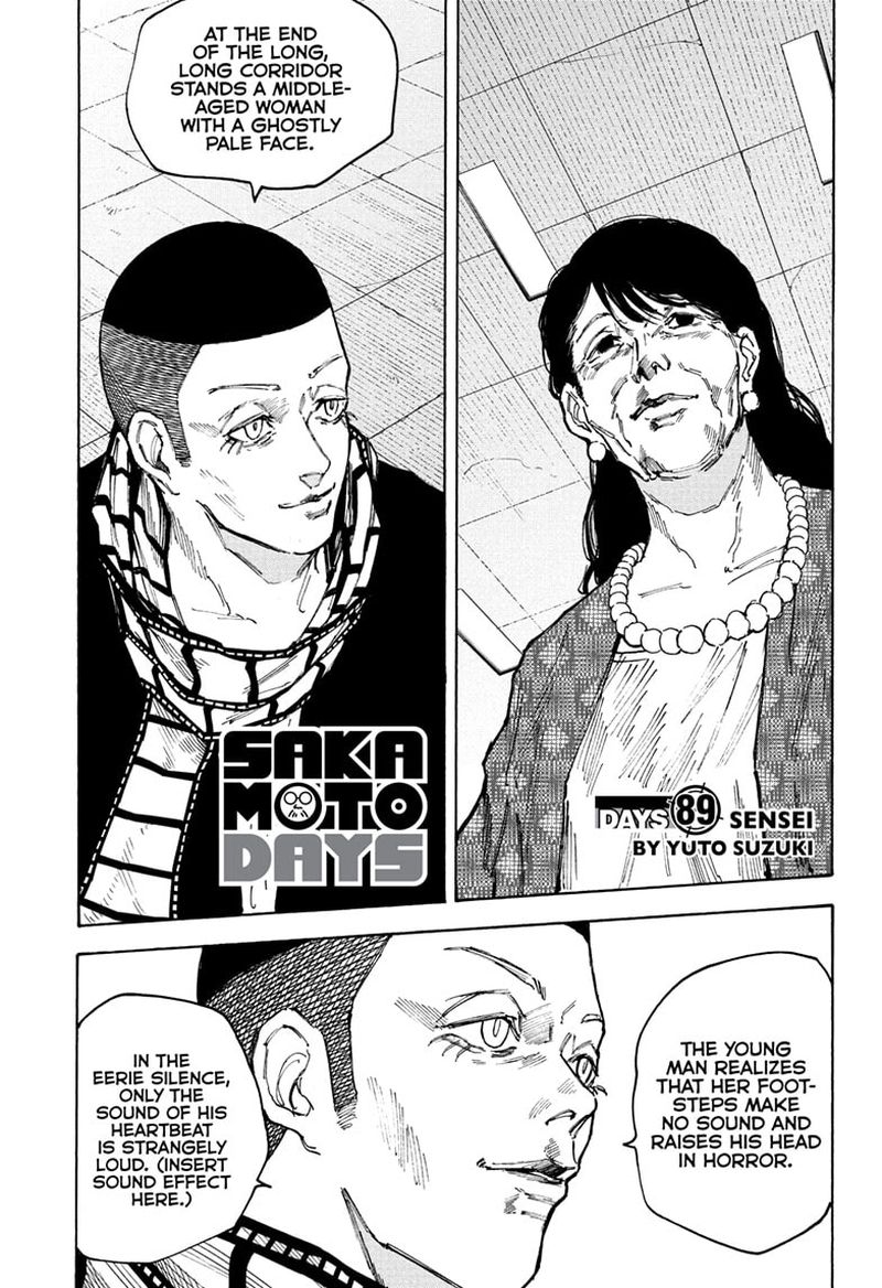 Sakamoto Days Chapter 89 page 1 - Chapter 89: Sensei