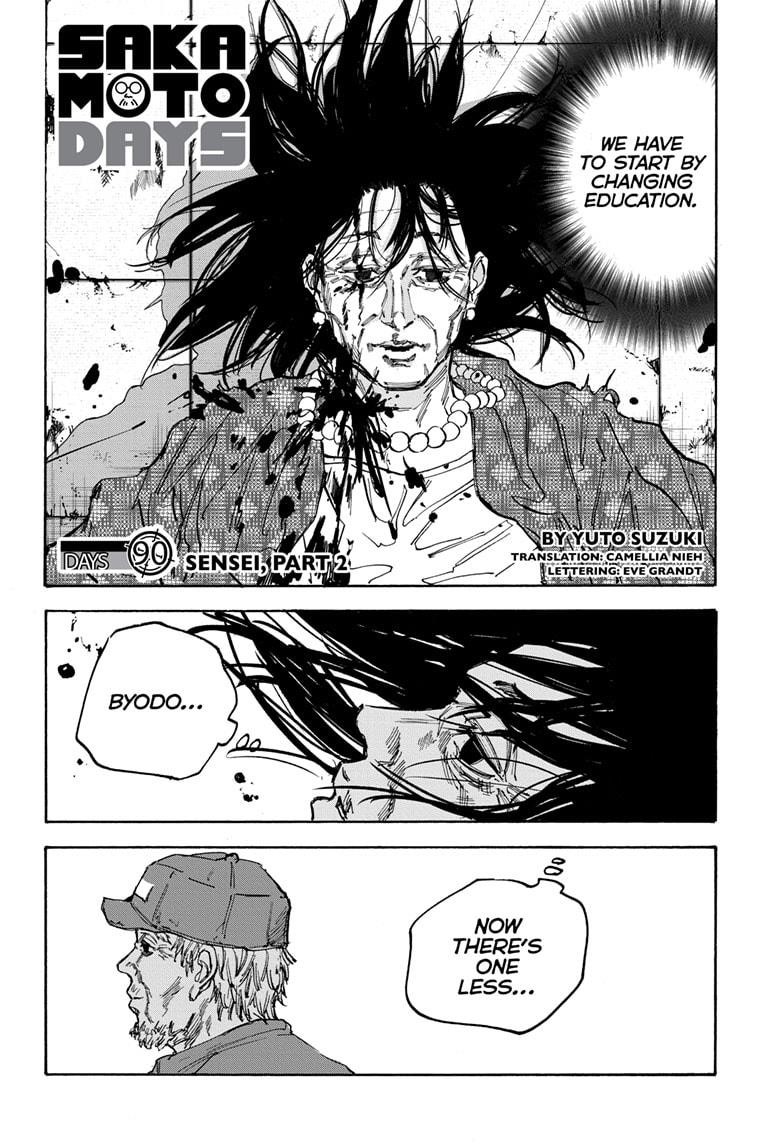 Sakamoto Days Chapter 90 page 2 - Chapter 90: Sensei, Part 2