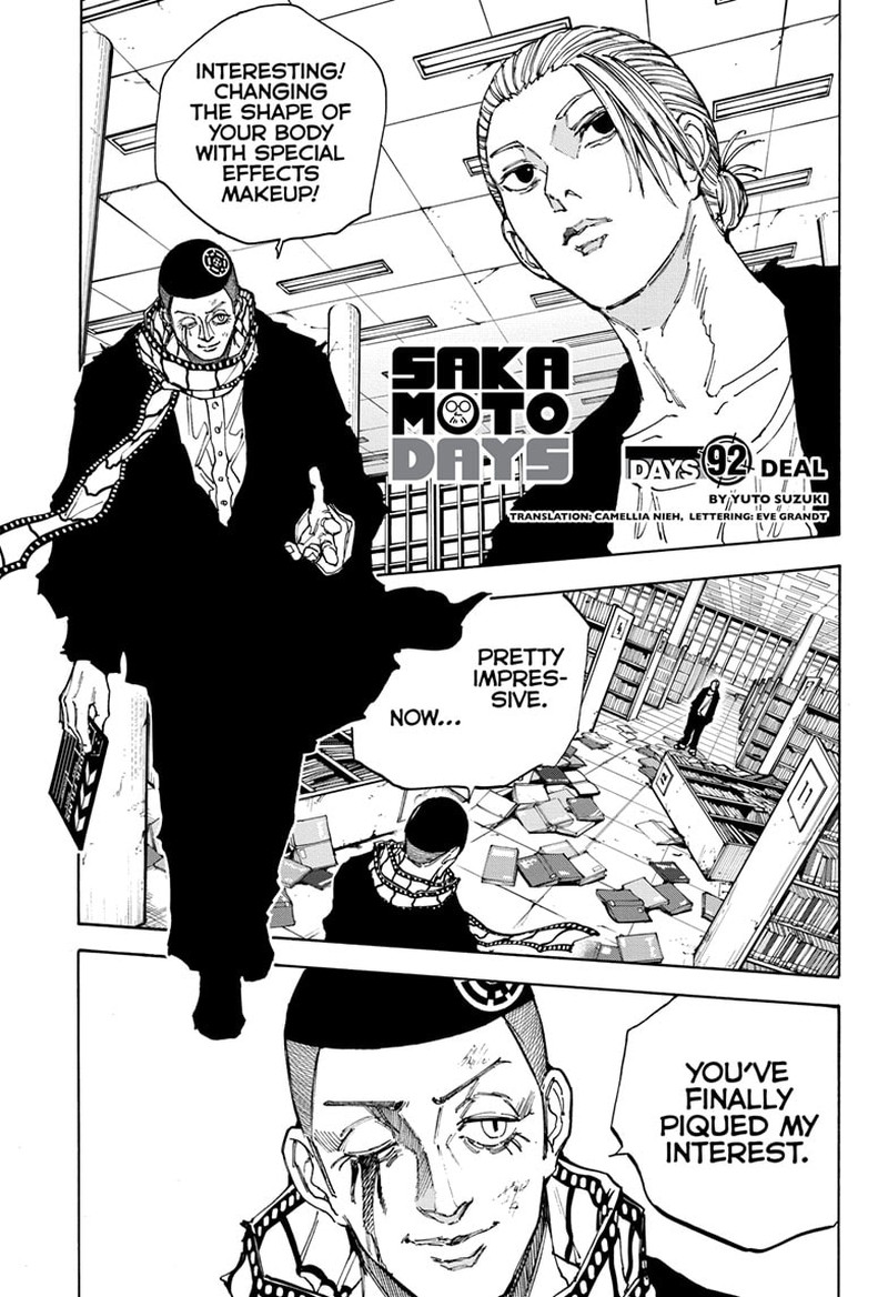 Sakamoto Days Chapter 92 page 1 - Chapter 92: Deal