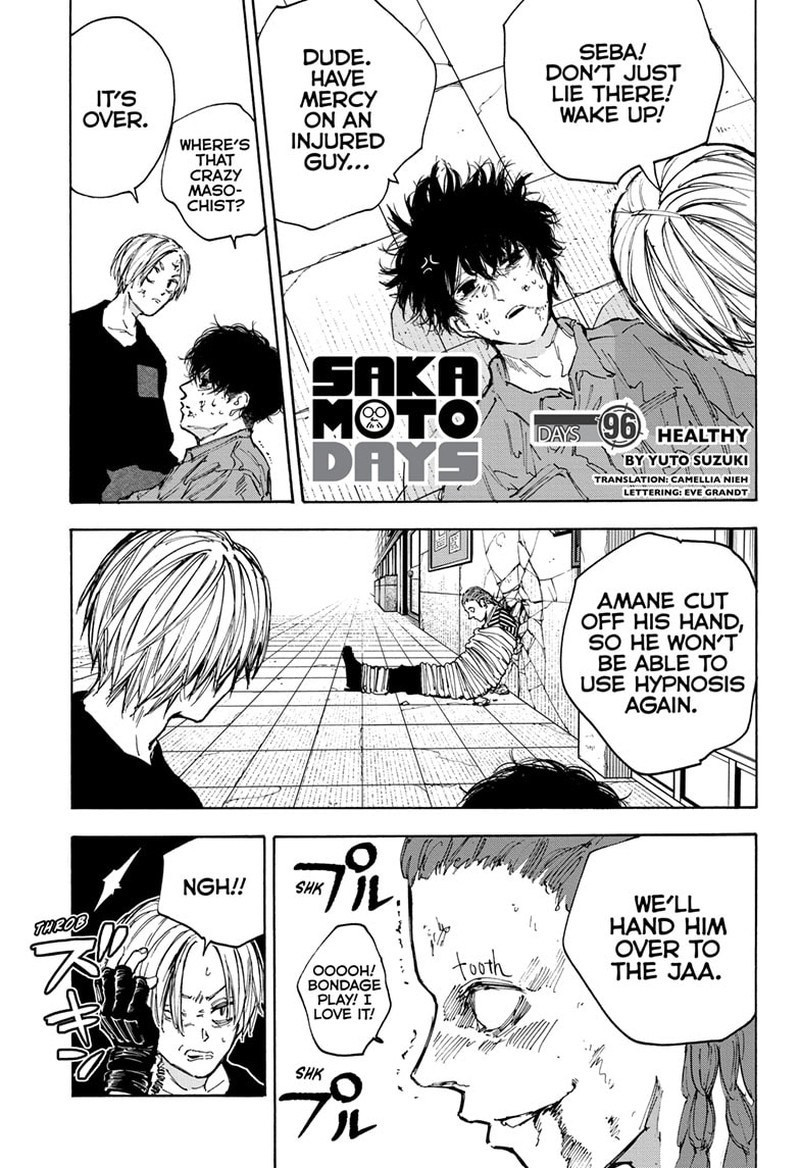 Sakamoto Days Chapter 96 page 1 - Chapter 96: Healthy
