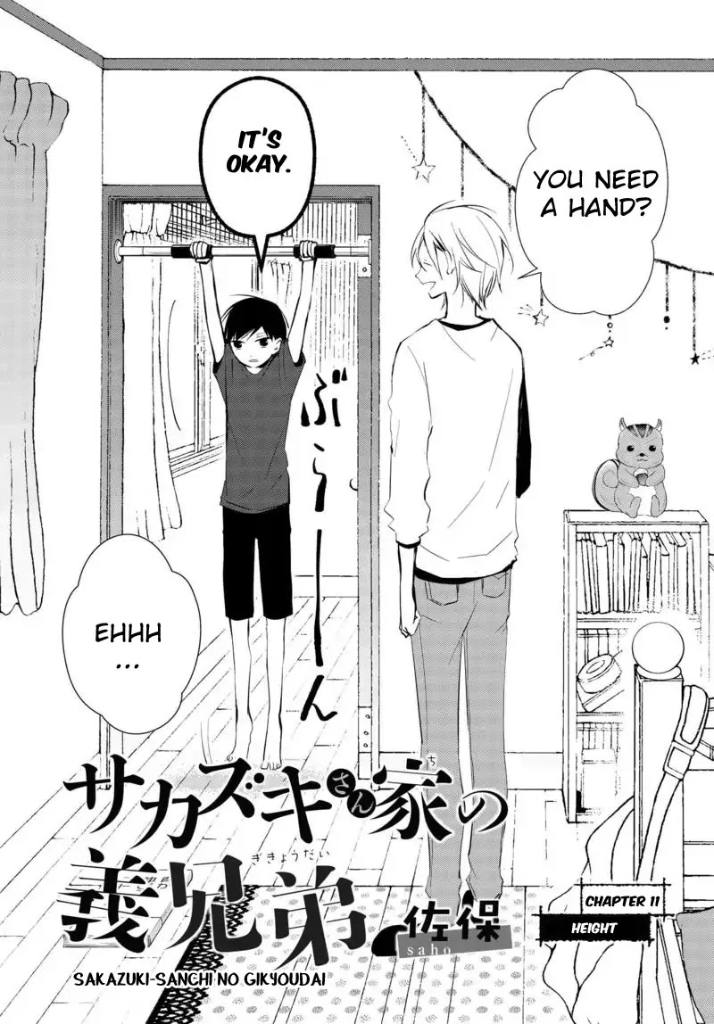 Sakazuki-san Chi no Gikyoudai Chapter 11 page 3 - Chapter 11: Height