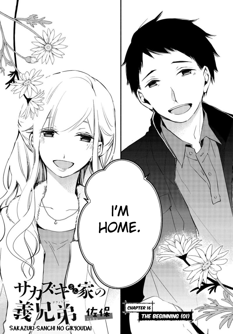 Sakazuki-san Chi no Gikyoudai Chapter 16 page 4 - Chapter 16: The Beginning