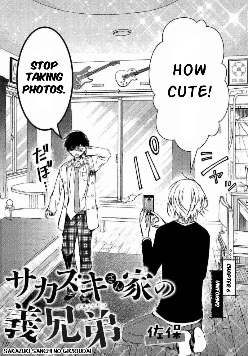 Sakazuki-san Chi no Gikyoudai Chapter 6 page 3 - Chapter 6: Uniforms