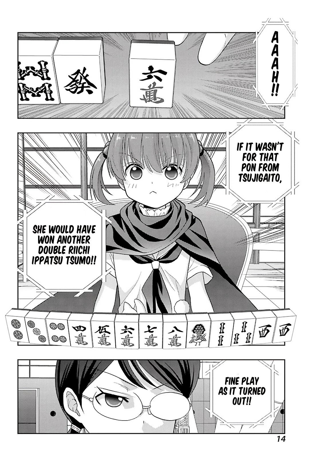 Saki: Achiga-hen - episode of side-A - new series Chapter 25 page 8 - Chapter 25: True Dragon