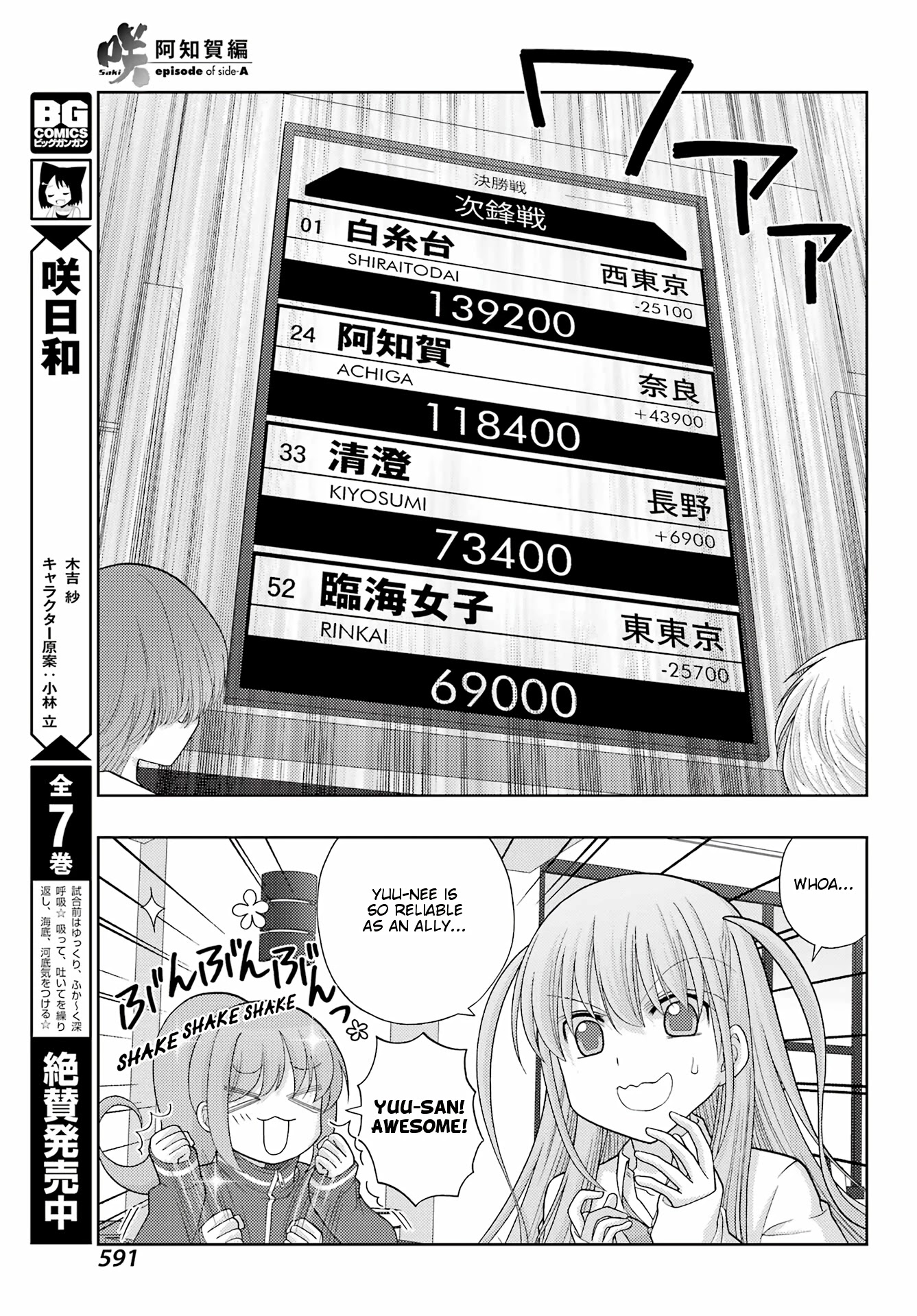 Saki: Achiga-hen - episode of side-A - new series Chapter 41 page 15 - Chapter 41: Gratitude