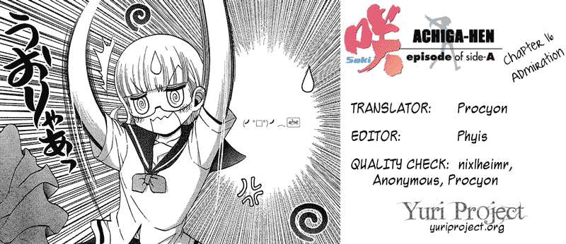 Saki: Achiga-hen episode of side-A Chapter 16 page 78 - Chapter 16: Admiration